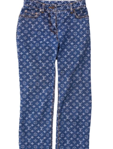 louis vuitton aw18 pop up monogram denim|Louis Vuitton jeans.